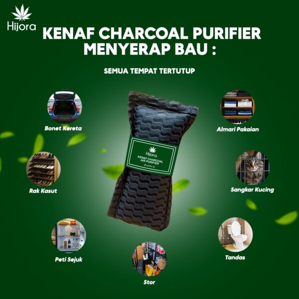 Hijora Kenaf Charcoal Set 3 - Image 2